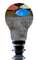 Cafe in a bulb