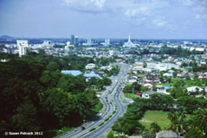 Aerial View of Kuching
