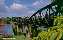 Bridge over the river Kwai, Kanchanaburi