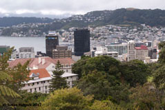 Aerial view of Wellington