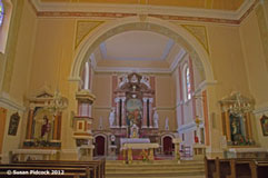 Inside Church of St.Ulrich