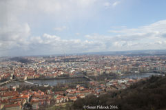 View from Petřin Lookout Tower