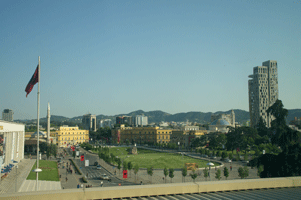 Tirana from hotel