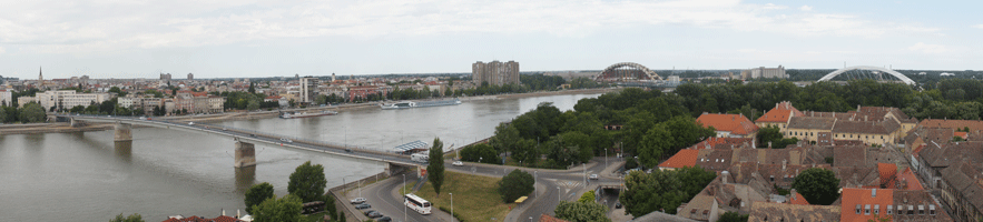 View from Petrovaradin Fortress