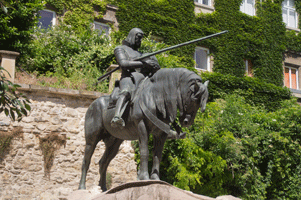 St. George and the Dragon statue