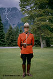 Canadian Mountie in Banff