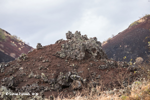 Chaimu crater and Lava