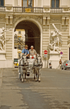 Horses and buggy, Salzburg, Austria